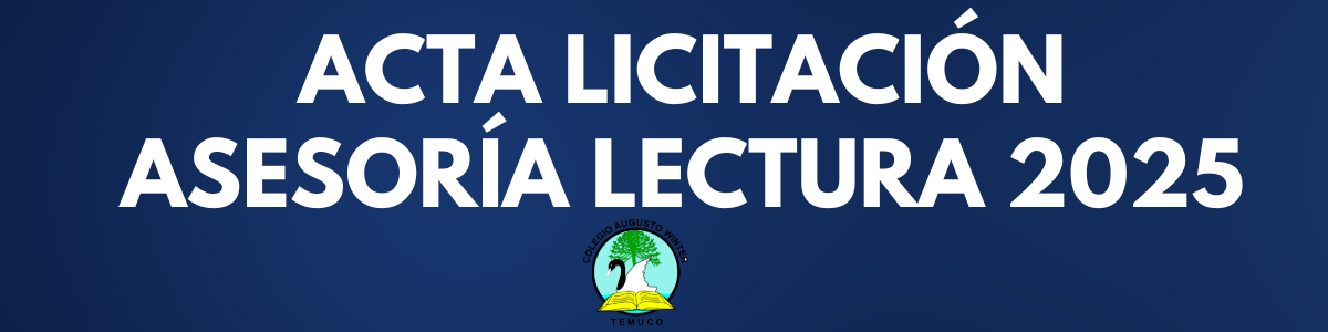 Acta Licitación Lectura